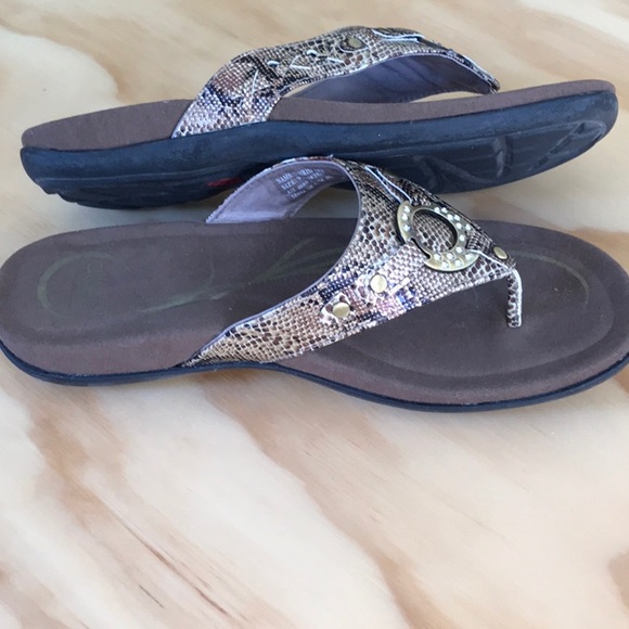 ABEO Sandals Sunrise Snake Print Size 9 Like New - Picture 11 of 16